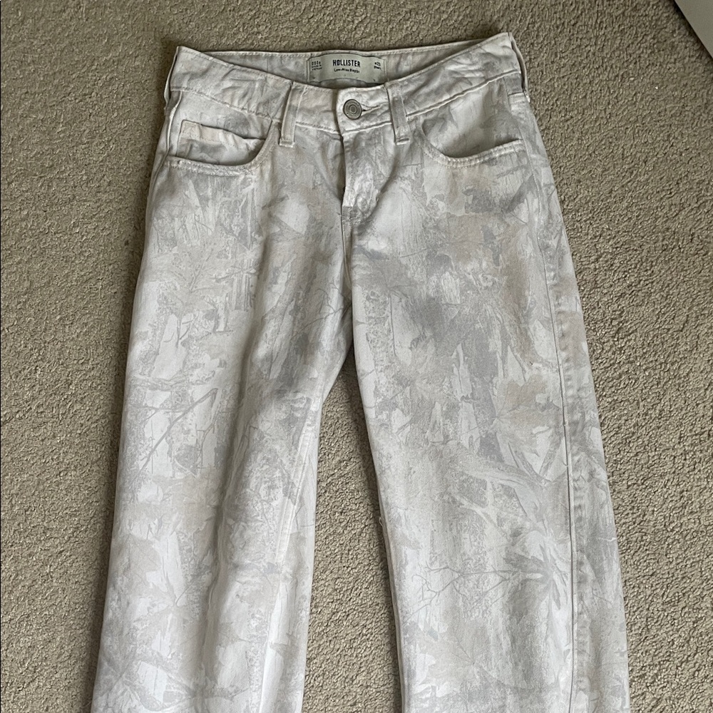 Low rise Camo Jeans